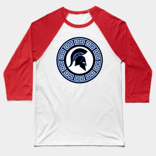 Spartan Helmet and Shield Baseball T-Shirt